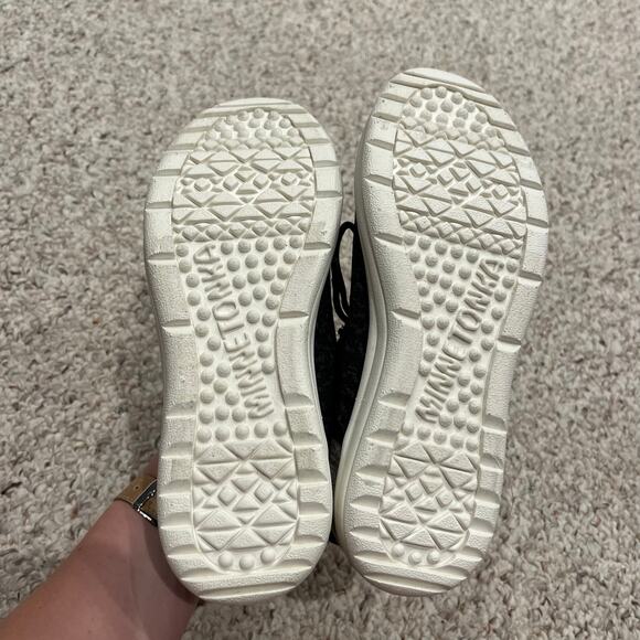 NEW Minnetonka Eco Anew Sneakers Sz 7 Women's Black Multi Casual Comfort - Picture 6 of 7